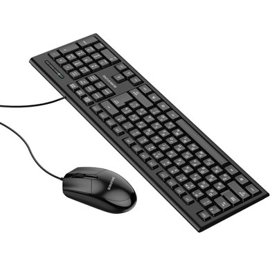 Миша + клавіатура BOROFONE BG6 Business keyboard and mouse set Black (BG6B) 15022 фото