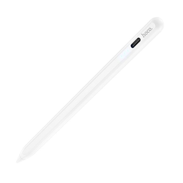 Стилус HOCO GM108 Smooth series fast charging capacitive pen for iPad White (6942007600569 ) 48950 фото