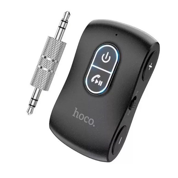 Bluetooth ресивер HOCO E73 Pro Journey AUX BT audio receiver/transmitter Black Star (6931474783752) 43735 фото