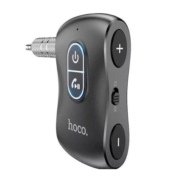 Bluetooth ресивер HOCO E73 Pro Journey AUX BT audio receiver/transmitter Black Star (6931474783752) 43735 фото