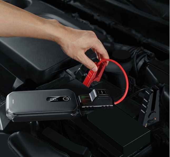 Автомобільний пуско-зарядний пристрій Baseus Super Energy Pro Car Jump Starter (12000mAh) Black (CRJS03-01) 12242 фото