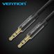 Кабель Vention Fabric Braided 3.5mm Male to Male Audio Cable 0.5M Black Metal Type (BAGBD) (BAGBD) 49887 фото 6