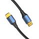 Кабель Vention Cotton Braided HDMI-A Male to Male HD v2.1 Cable 8K 2M Blue Aluminum Alloy Type (ALGLH) (ALGLH) 49779 фото 4