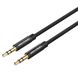 Кабель Vention Fabric Braided 3.5mm Male to Male Audio Cable 0.5M Black Metal Type (BAGBD) (BAGBD) 49887 фото 1