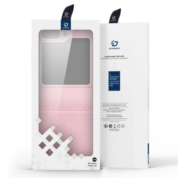 Чехол для смартфона DUX DUCIS Bril для Samsung Flip 5 Pink (DUXBRFlip5Pink) 48386 фото