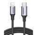 Кабель UGREEN US304 USB-C to Lightning M/M Cable Aluminum Shell Braided 1.5m (Black) (UGR-60760) (UGR-60760) 42611 фото 1