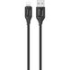 Кабель Usams US-SJ618 2.4A Lightning Charging & Data Cable -- Moe Series 1m Black (SJ618USB01) 46309 фото 1