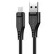 Кабель ACEFAST C3-09 USB to Micro 2,4A, 1.2m, TPE, TPE connectors, Black (AFC3-09B) 14702 фото 1