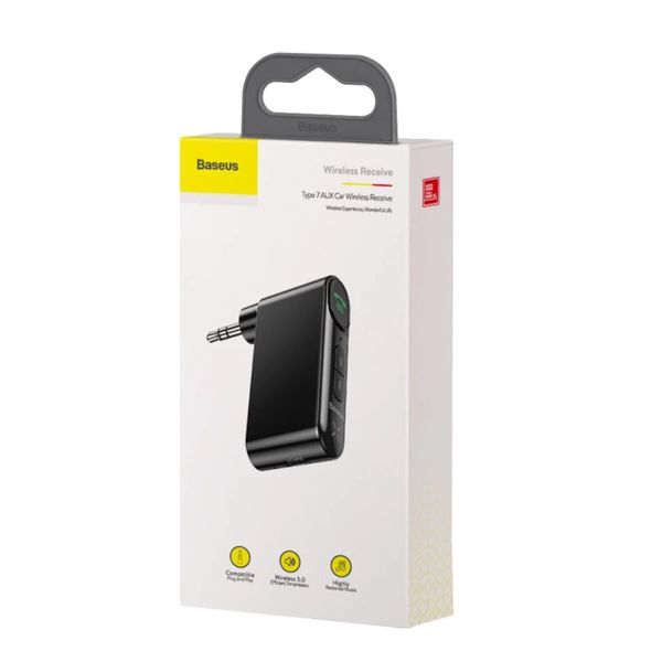 Bluetooth ресивер Baseus BSBA-02 AUX Wireless Audio Receiver Black (WXQY010001) 47457 фото