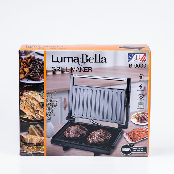 Електрогриль контактний Luma Bella B-9030 Grill Maker 850W 2094425392 фото