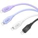 Кабель Usams US-SJ618 2.4A Lightning Charging & Data Cable -- Moe Series 1m White (SJ618USB02) 46310 фото 2