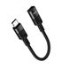 Кабель HOCO U107 Type-C male to iP female adapter cable(L=0.1m) Black (6931474789983) 33069 фото 1