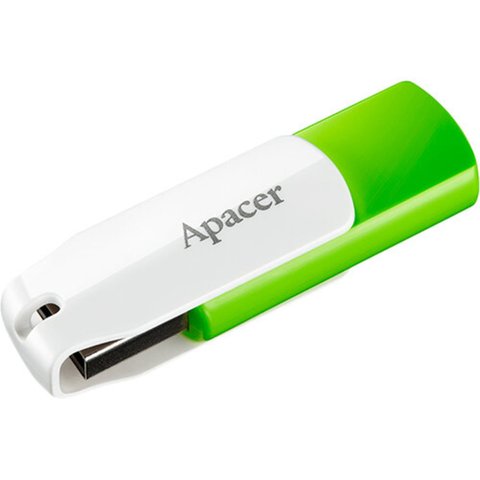 Flash Apacer USB 2.0 AH335 64Gb Green (AP64GAH335G-1) 9308 фото