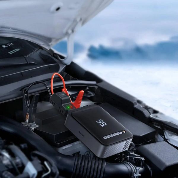 Автомобільний пуско-зарядний пристрій Baseus Super Energy 2-in-1 Jump Starter（1000A）Black (CGCN000001) 33102 фото