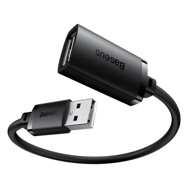 Кабель-подовжувач Baseus AirJoy Series USB2.0 Extension Cable 0.5m Cluster Black (B00631100111-00) 54638 фото