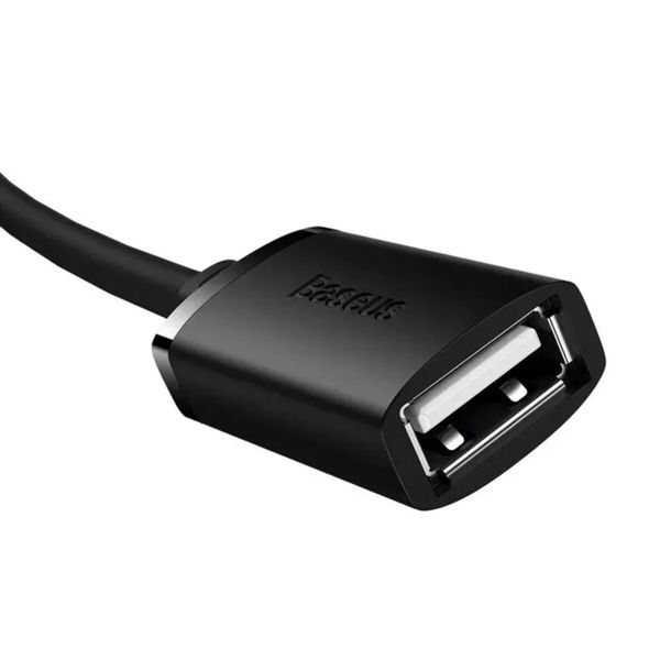 Кабель-подовжувач Baseus AirJoy Series USB2.0 Extension Cable 0.5m Cluster Black (B00631100111-00) 54638 фото