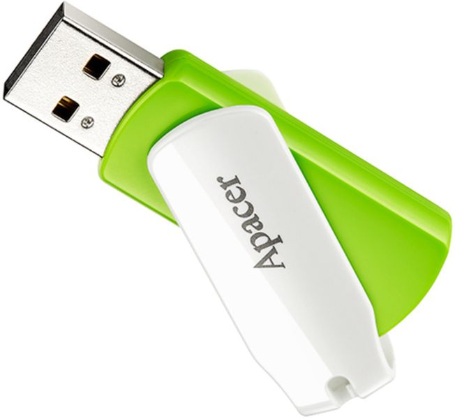 Flash Apacer USB 2.0 AH335 64Gb Green (AP64GAH335G-1) 9308 фото