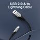 Кабель Vention USB 2.0 A to Lightning Cable 1M Gray Aluminum Alloy Type (LABHF) (LABHF) 48035 фото 2