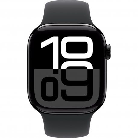 Apple Watch Series 10 42mm (GPS) Jet Black Aluminium Case with Black Sport Band - S/M (MWWE3QH/A) 1004908 фото