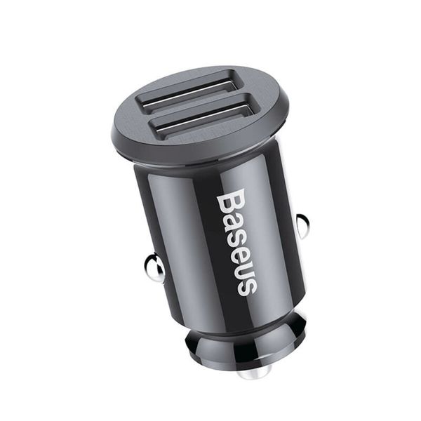 Автомобільний зарядний пристрій Baseus Grain Car Charger 3.1A Black (CCALL-ML01) 10413 фото