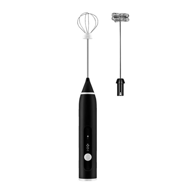 Спінювач молока Sokany SK-1772 Hand Mixer USB 1200mAh Black збивалка для молока 1891189974 фото