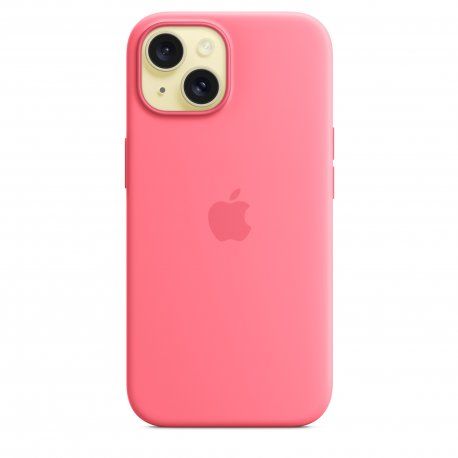 Чохол Apple iPhone 15 Silicone Case with MagSafe Pink (MWN93) 00000047353 фото