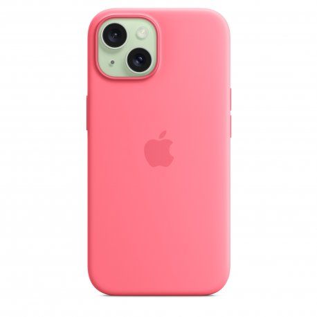 Чохол Apple iPhone 15 Silicone Case with MagSafe Pink (MWN93) 00000047353 фото