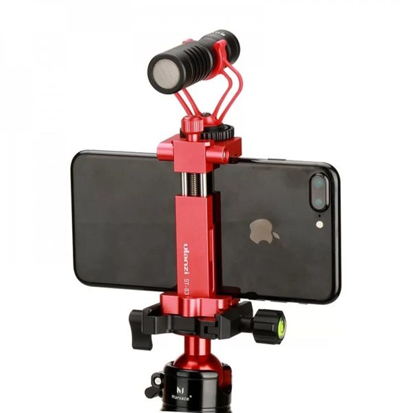 Тримач для телефону Ulanzi Vijim Pocket Arca Swiss Phone Tripod Mount Red (UV-0596 ST-03) (UV-0596) 45600 фото