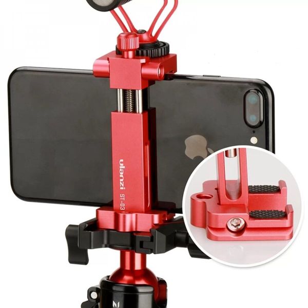 Тримач для телефону Ulanzi Vijim Pocket Arca Swiss Phone Tripod Mount Red (UV-0596 ST-03) (UV-0596) 45600 фото