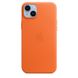 Чохол Apple iPhone 14 Plus Leather Case with MagSafe Orange (MPPF3) 00000037610 фото 1