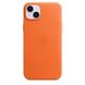 Чохол Apple iPhone 14 Plus Leather Case with MagSafe Orange (MPPF3) 00000037610 фото 3