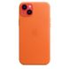 Чохол Apple iPhone 14 Plus Leather Case with MagSafe Orange (MPPF3) 00000037610 фото 4