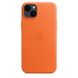 Чохол Apple iPhone 14 Plus Leather Case with MagSafe Orange (MPPF3) 00000037610 фото 2