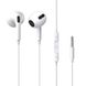 Наушники Baseus Encok 3.5mm lateral in-ear Wired Earphone H17 White (NGCR020002) 15842 фото 1