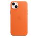 Чохол Apple iPhone 14 Plus Leather Case with MagSafe Orange (MPPF3) 00000037610 фото 5