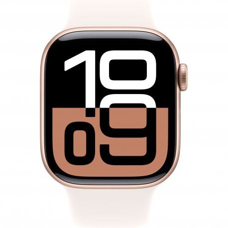 Apple Watch Series 10 42mm (GPS) Rose Gold Aluminium Case with Light Blush Sport Band - S/M (MWWH3QH/A) 1004919 фото