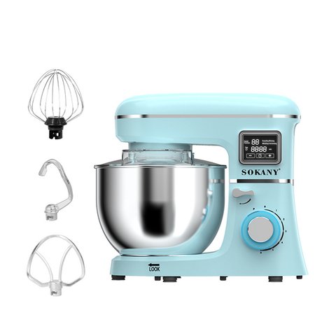 Міксер планетарний Sokany SK-277 Kitchen Master Stand Mixer 1800W 8l стаціонарний міксер 1891399037 фото