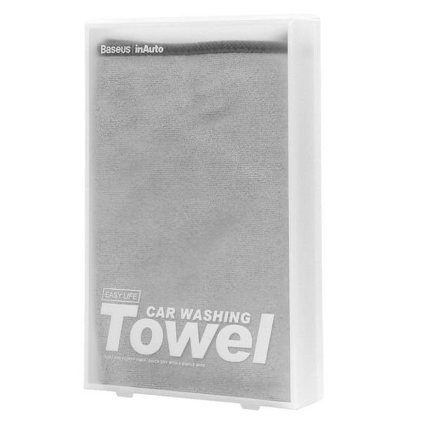 Мікрофібра Baseus Easy life car washing towel（40*40сm Two pack）Grey (CRXCMJ-0G) 12521 фото