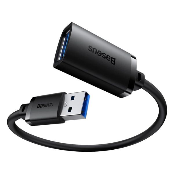 Кабель-подовжувач Baseus AirJoy Series USB3.0 Extension Cable 1.5m Cluster Black (B00631103111-02) 54640 фото