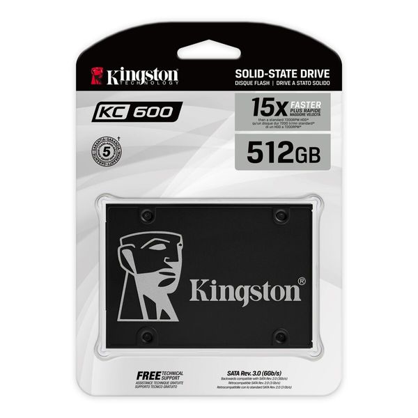 SSD Kingston KC600 512GB 2.5" SATAIII (SKC600/512G) 10563 фото