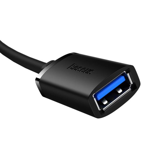 Кабель-подовжувач Baseus AirJoy Series USB3.0 Extension Cable 1.5m Cluster Black (B00631103111-02) 54640 фото