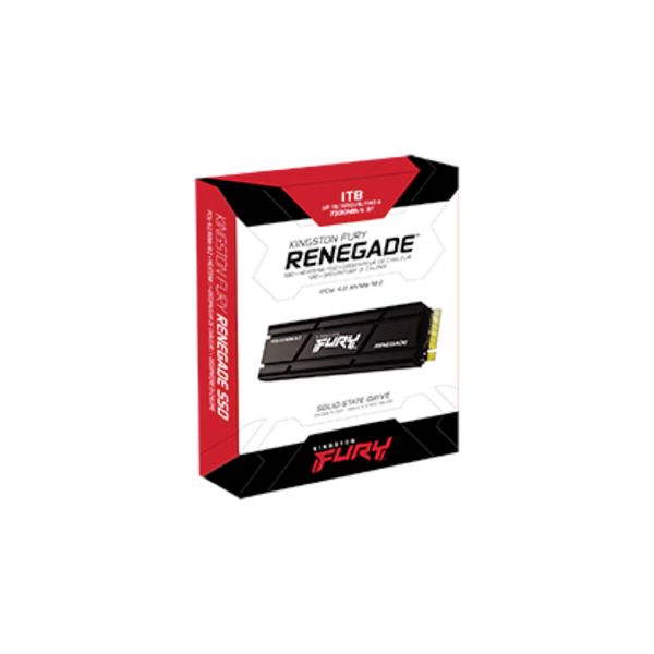 SSD M.2 Kingston FURY Renegade with Heatsink 1TB 2280 NVMe PCIe Gen 4.0 x4 3D TLC NAND (SFYRSK/1000G) 33956 фото