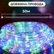 Гірлянда вулична стрічка світлодіодна Дюралайт 900 LED 50м морозостійка прозорий дріт Мультиколор 1958911725 фото 7