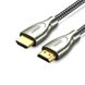 Кабель UGREEN HD131 HDMI Carbon Fiber Zinc Alloy Cable 1m (Gray) (UGR-50106) (UGR-50106) 42622 фото 2