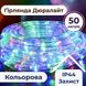 Гірлянда вулична стрічка світлодіодна Дюралайт 900 LED 50м морозостійка прозорий дріт Мультиколор 1958911725 фото 2