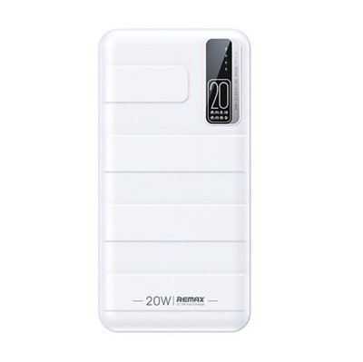 Зовнішній акумулятор REMAX Noah Series 20W+22.5W PD+QC Fast Charging Power Bank 20000mAh RPP-316 White (RPP-316 White) 24541 фото