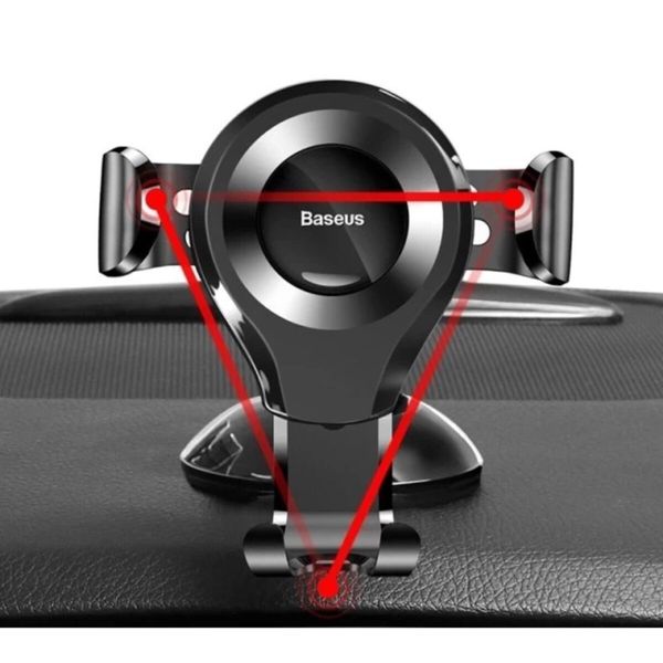 Держатель для мобильного Baseus Osculum Type Gravity Car Mount Black (SUYL-XP01) 8136 фото