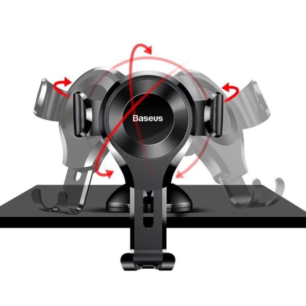 Держатель для мобильного Baseus Osculum Type Gravity Car Mount Black (SUYL-XP01) 8136 фото