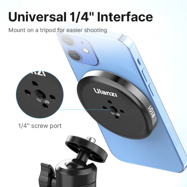 Тримач для телефону Ulanzi Vijim Magsafe to 1/4'' Interface Adapter (UV-3004 R101) (UV-3004) 45577 фото