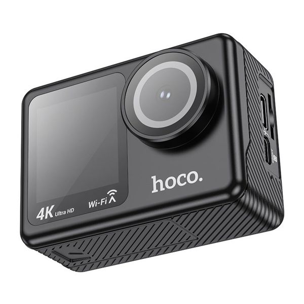 Екшен камера HOCO DV101 dual color screen sports camera Black (6942007616805) 51523 фото